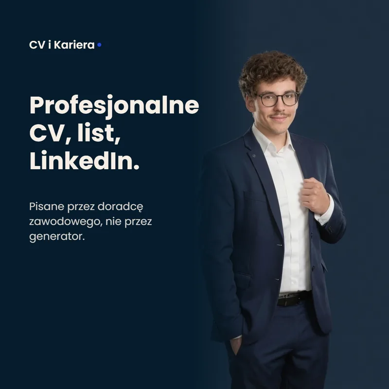 Piotr Nowak, doradca zawodowy - CV i Kariera